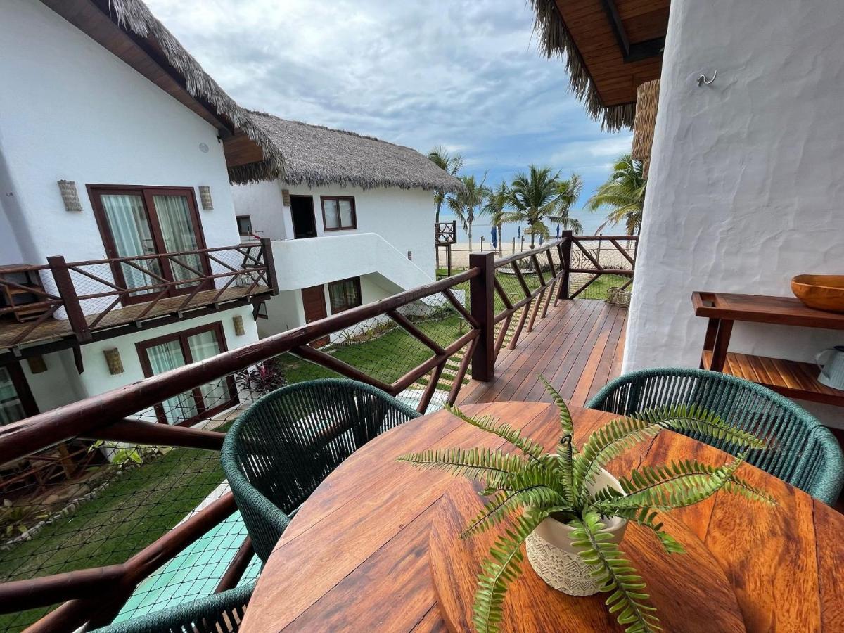 Ap Vila Mar Pe Na Areia Com Vista Para O Mar E Piscina Barra Grande  Exterior photo