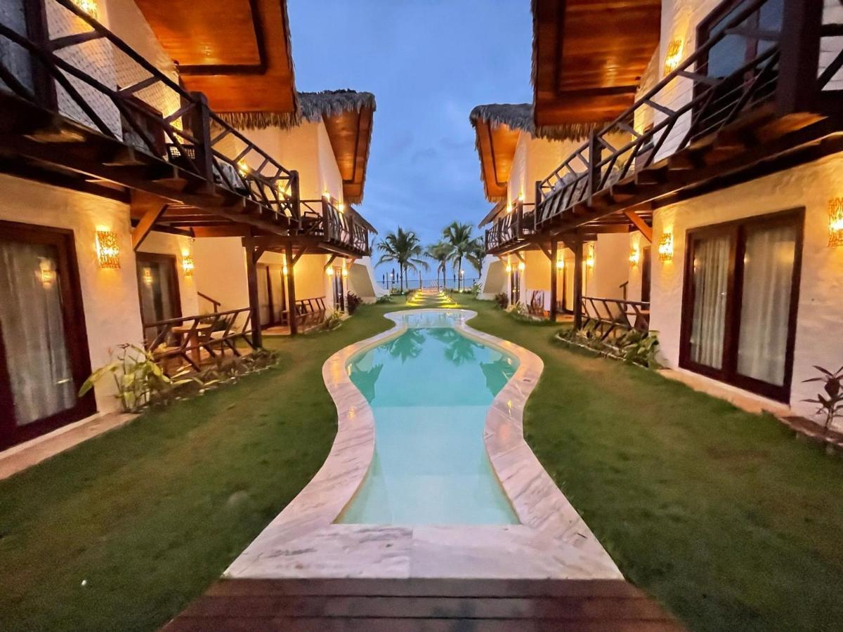 Ap Vila Mar Pe Na Areia Com Vista Para O Mar E Piscina Barra Grande  Exterior photo
